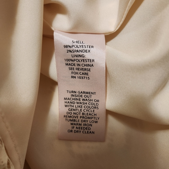 Nanette by Nanette Lepore Palomino Cream Crochet Midi Dress, Size: 8 - Picture 8 of 11